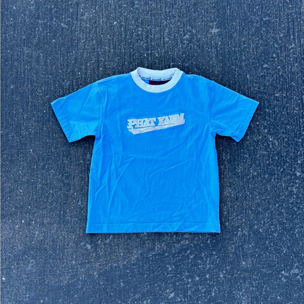 Y2K Phat Farm T-shirt Shirt Pullover Crop Top